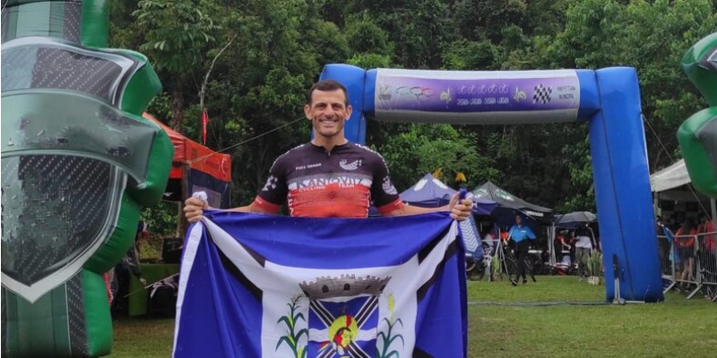 Ciclista de Tubarão é vice-campeão da primeira etapa do estadual